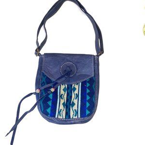 Blue Boho Purse